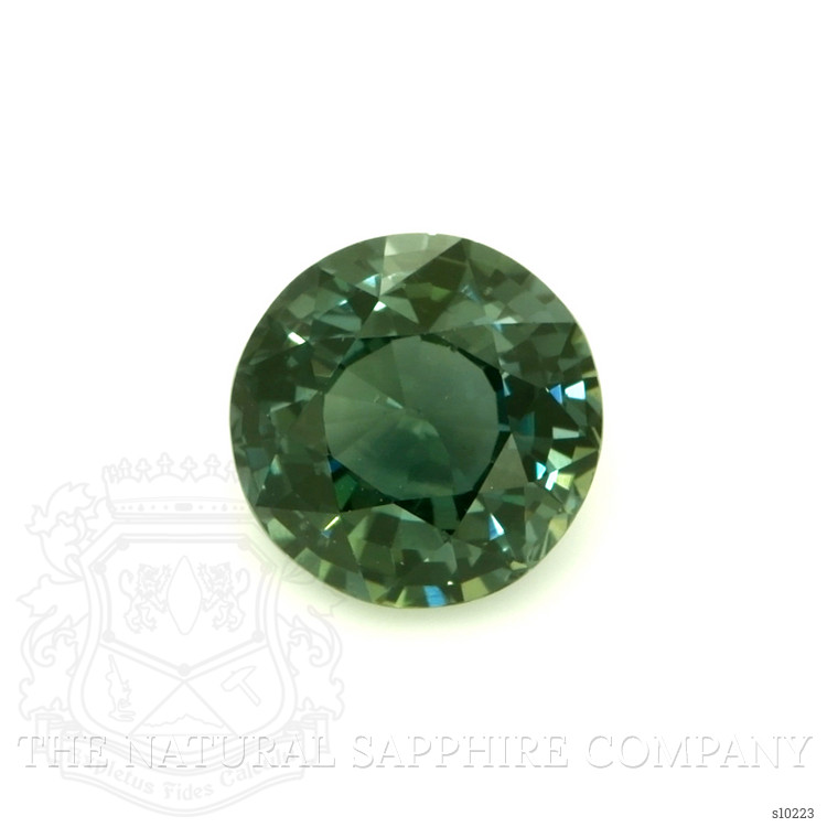 1.53 Ct. Bluish Green Sapphire from Ceylon (Sri Lanka)