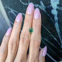 1.53 Ct. Bluish Green Sapphire from Ceylon (Sri Lanka) Life Style