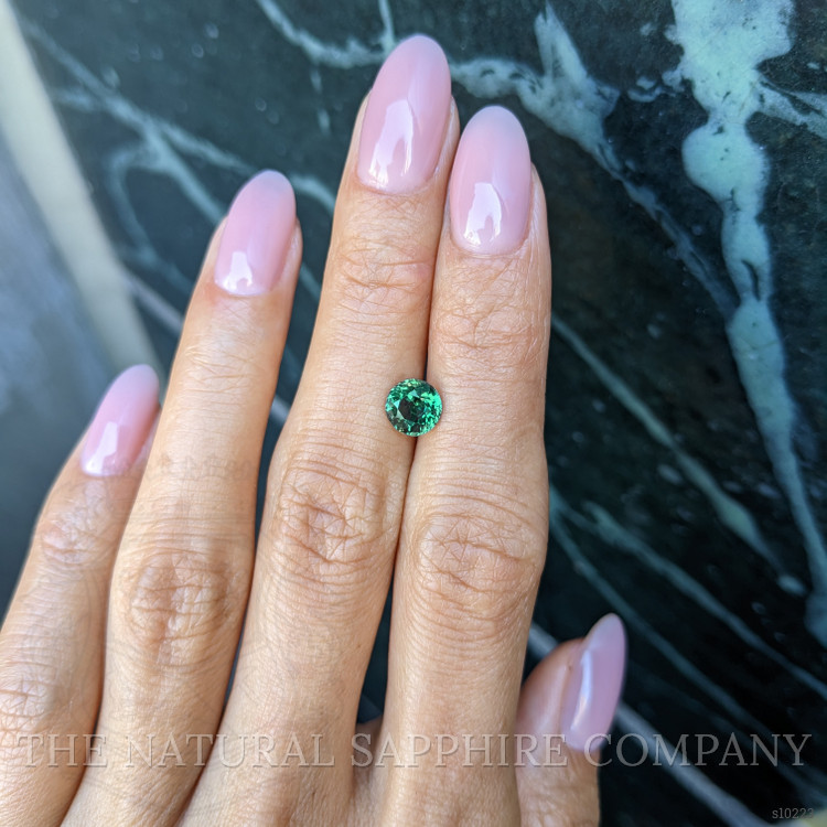 1.53 Ct. Bluish Green Sapphire from Ceylon (Sri Lanka)