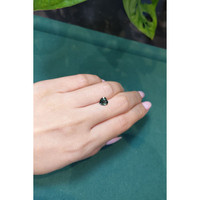 1.43 Ct. Bluish Green Sapphire from Madagascar Life Style