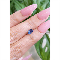 0.58 Ct. Blue Sapphire from Ceylon (Sri Lanka) Life Style