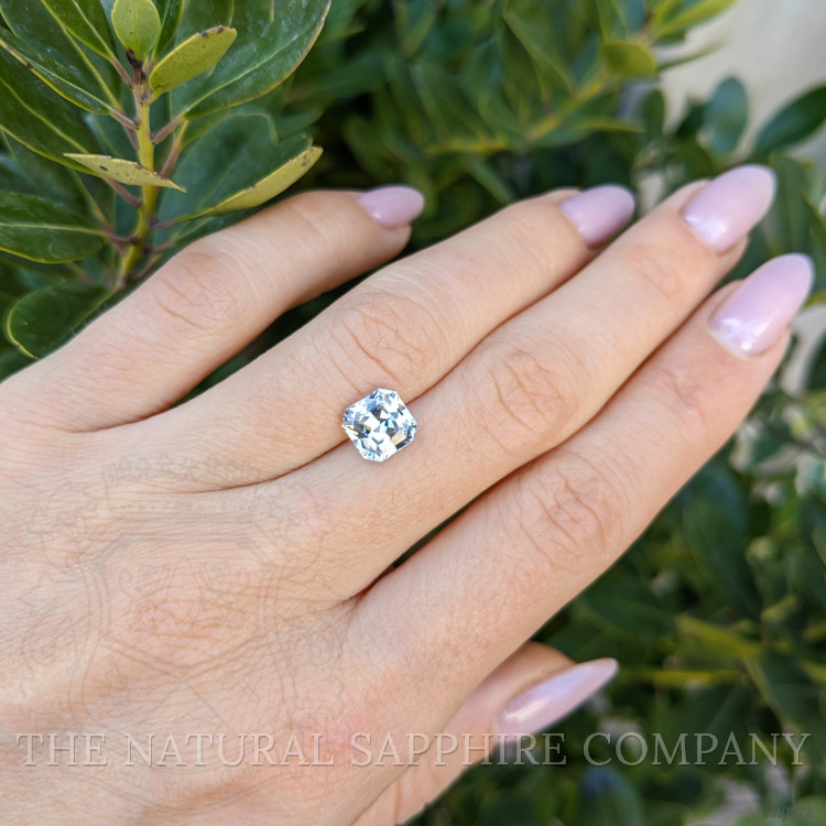 2.29 Ct. White Sapphire from Ceylon (Sri Lanka)