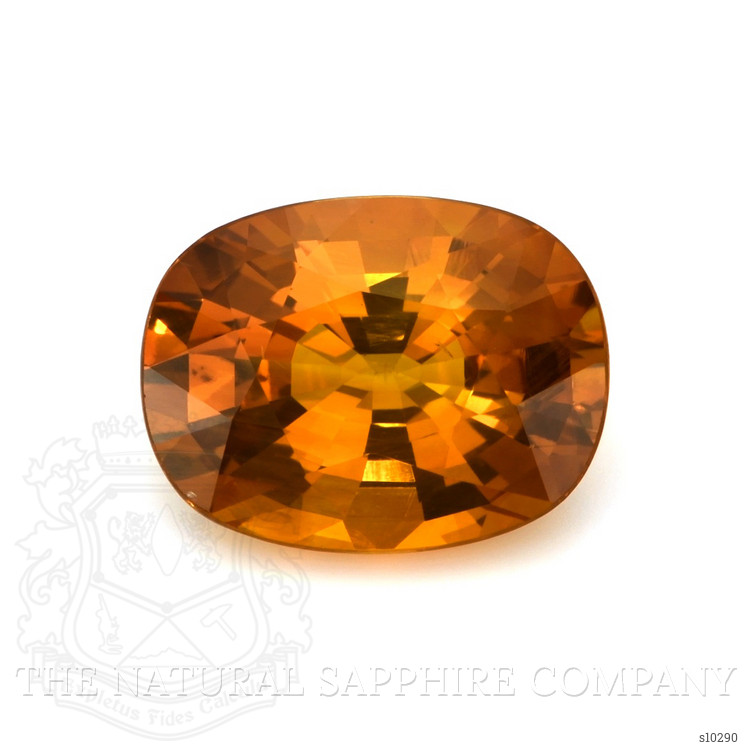 10.02 Ct. Orange Sapphire from Ceylon (Sri Lanka)