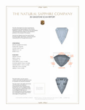 1.64 Ct. Pinkish Purple Sapphire from Ceylon (Sri Lanka) 3 D Scan Report