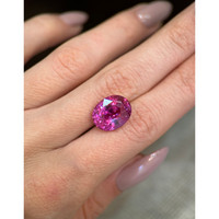10.30 Ct. Pink Sapphire from Madagascar Life Style