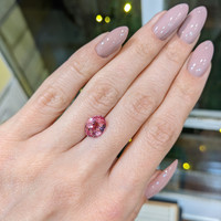 3.01 Ct. Padparadscha Sapphire from Madagascar Life Style