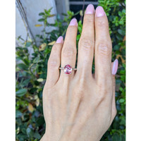 3.01 Ct. Padparadscha Sapphire from Madagascar Life Style
