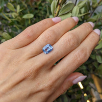 2.99 Ct. Blue Sapphire from Ceylon (Sri Lanka) Life Style