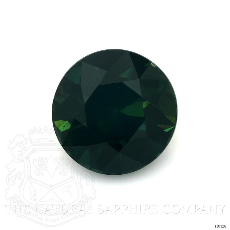 6.13 Ct. Bluish Green Sapphire from Ceylon (Sri Lanka)