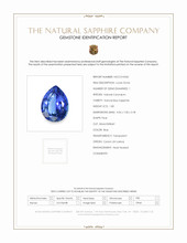1.80 Ct. Blue Sapphire from Ceylon (Sri Lanka) Scan Report