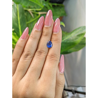 1.80 Ct. Blue Sapphire from Ceylon (Sri Lanka) Life Style