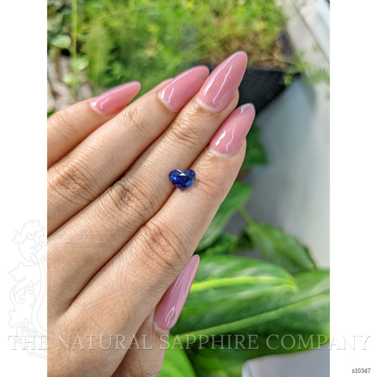 1.63 Ct. Blue Sapphire from Ceylon (Sri Lanka)