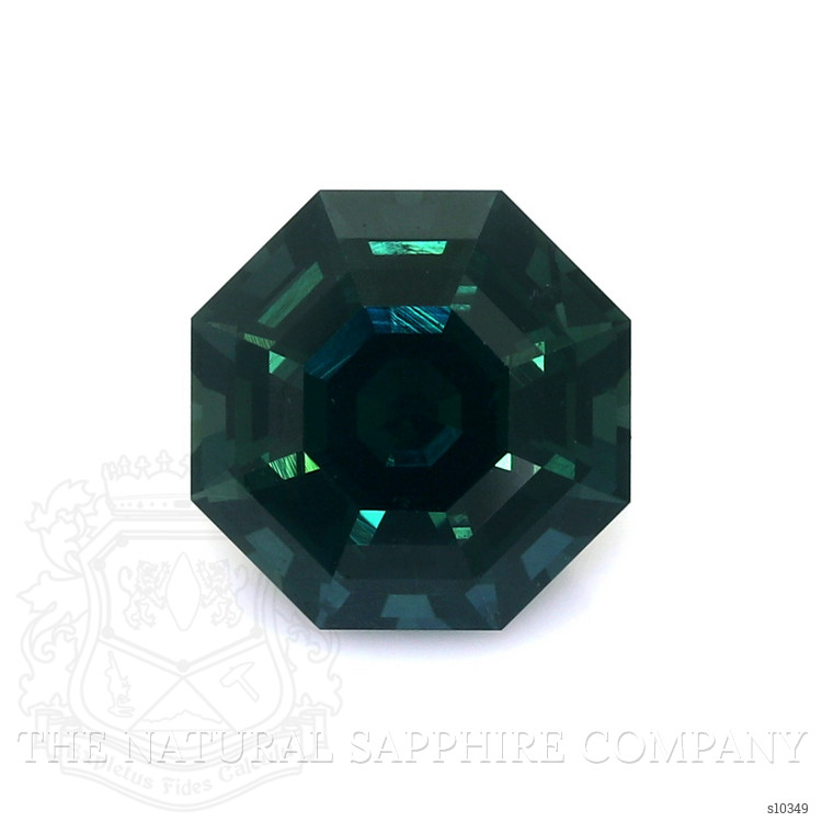 4.20 Ct. Bluish Green Sapphire from Ceylon (Sri Lanka)