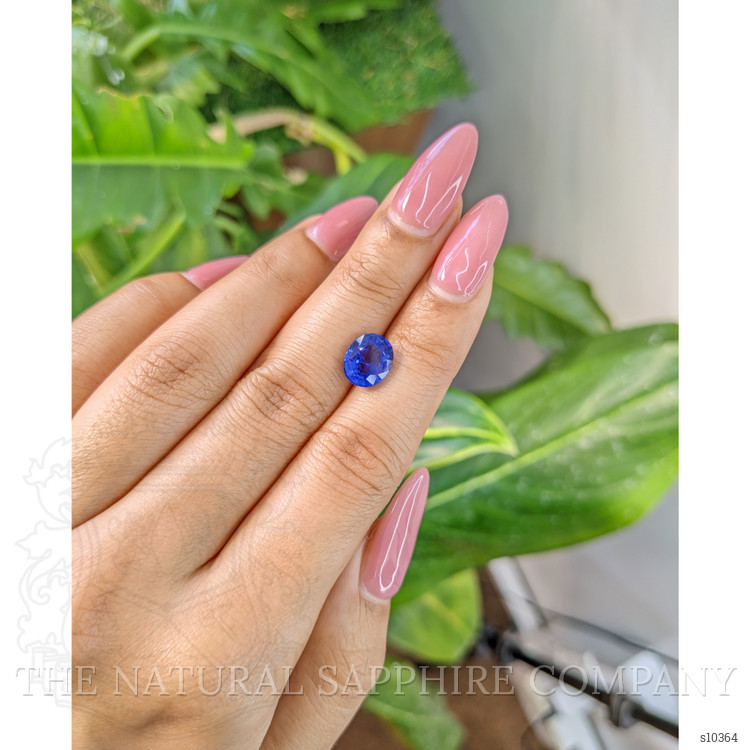 2.82 Ct. Blue Sapphire from Ceylon (Sri Lanka)