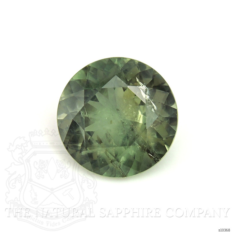 3.87 Ct. Green Sapphire from Montana