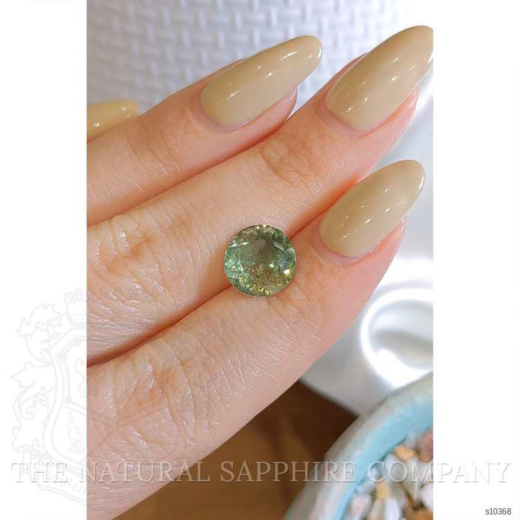 3.87 Ct. Green Sapphire from Montana