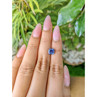 1.76 Ct. Blue Sapphire from Ceylon (Sri Lanka) Life Style