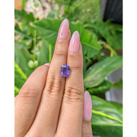 3.51 Ct. Color Change Sapphire from Ceylon (Sri Lanka) Life Style