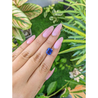 2.85 Ct. Blue Sapphire from Ceylon (Sri Lanka) Life Style