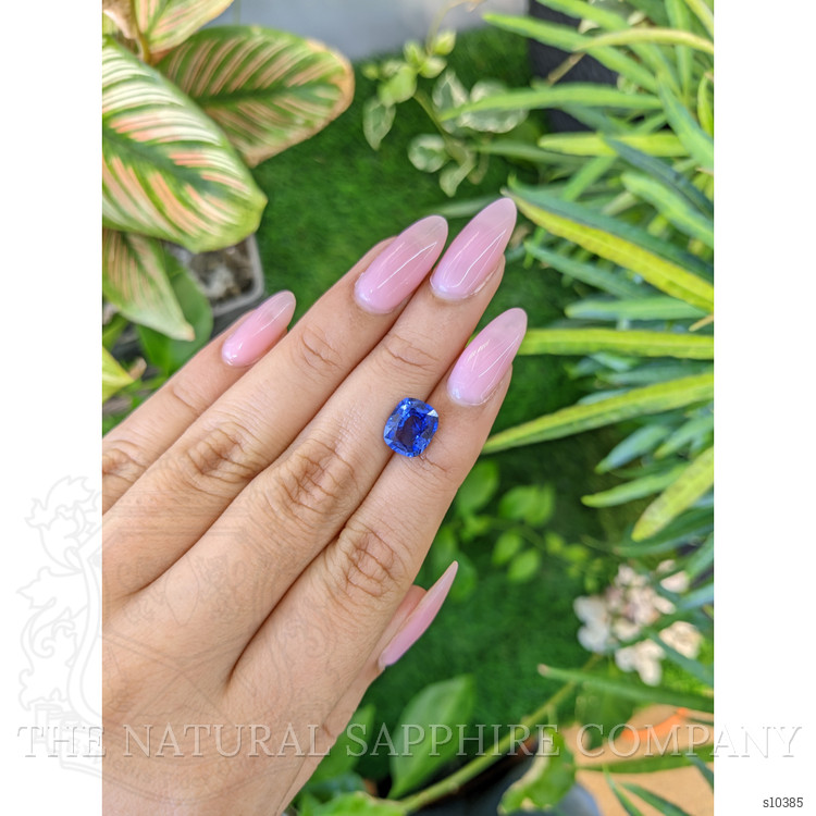 2.85 Ct. Blue Sapphire from Ceylon (Sri Lanka)