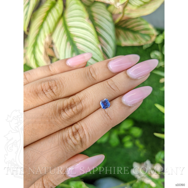 0.73 Ct. Blue Sapphire from Ceylon (Sri Lanka)