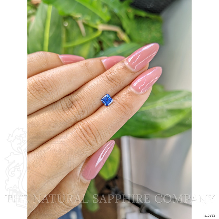 0.74 Ct. Blue Sapphire from Ceylon (Sri Lanka)