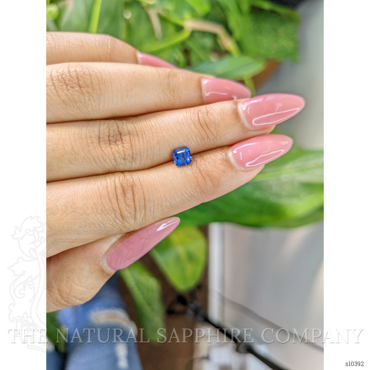 0.74 Ct. Blue Sapphire from Ceylon (Sri Lanka)