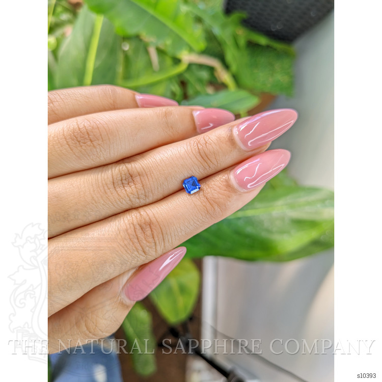 0.66 Ct. Blue Sapphire from Ceylon (Sri Lanka)