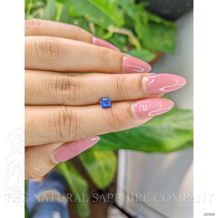 0.66 Ct. Blue Sapphire from Ceylon (Sri Lanka)