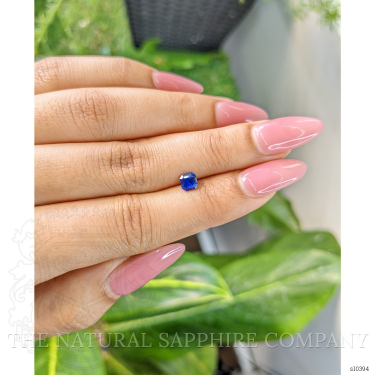 0.59 Ct. Blue Sapphire from Ceylon (Sri Lanka)