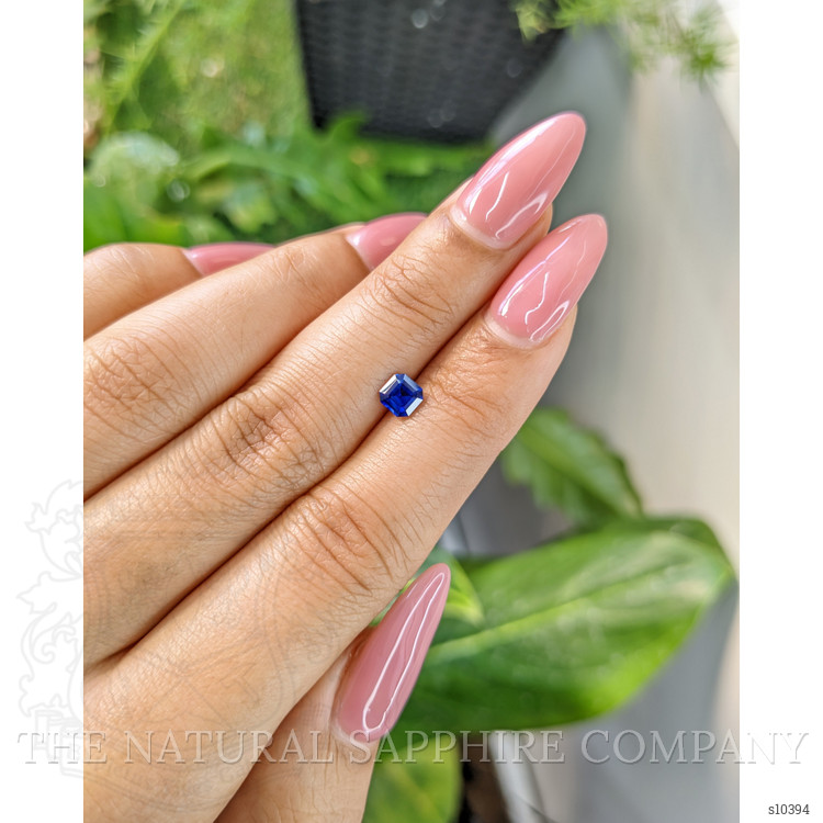 0.59 Ct. Blue Sapphire from Ceylon (Sri Lanka)