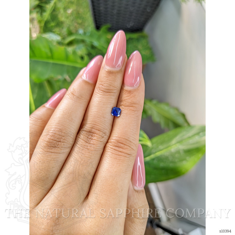 0.59 Ct. Blue Sapphire from Ceylon (Sri Lanka)