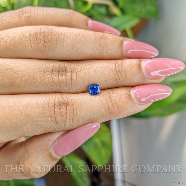 0.71 Ct. Blue Sapphire from Ceylon (Sri Lanka)
