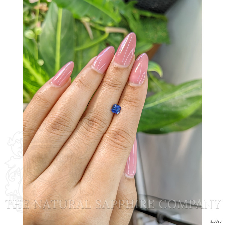 0.71 Ct. Blue Sapphire from Ceylon (Sri Lanka)