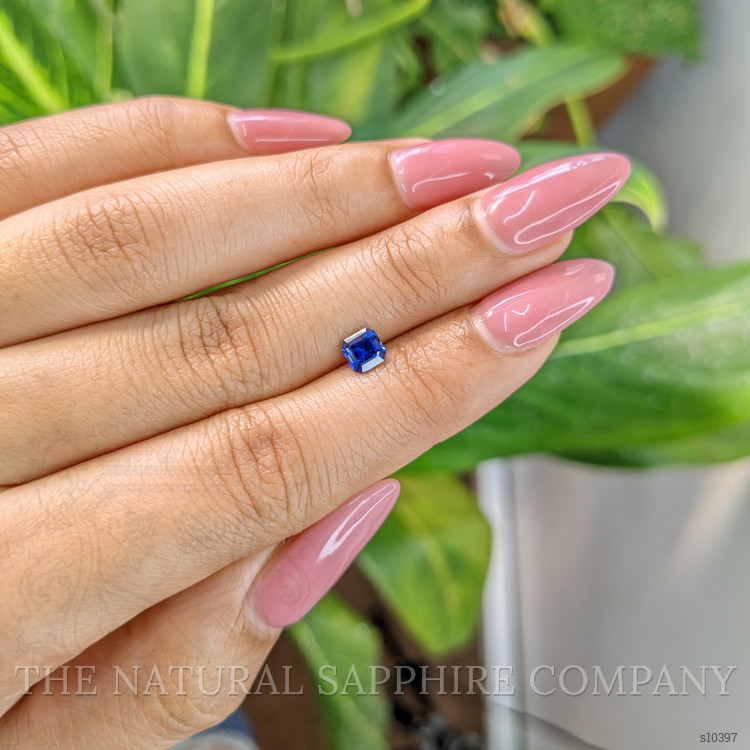 0.64 Ct. Blue Sapphire from Ceylon (Sri Lanka)