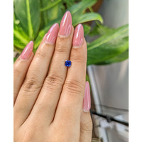 0.64 Ct. Blue Sapphire from Ceylon (Sri Lanka) Life Style