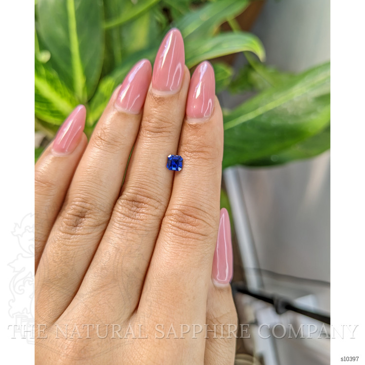 0.64 Ct. Blue Sapphire from Ceylon (Sri Lanka)