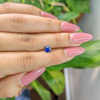 0.64 Ct. Blue Sapphire from Ceylon (Sri Lanka) Life Style