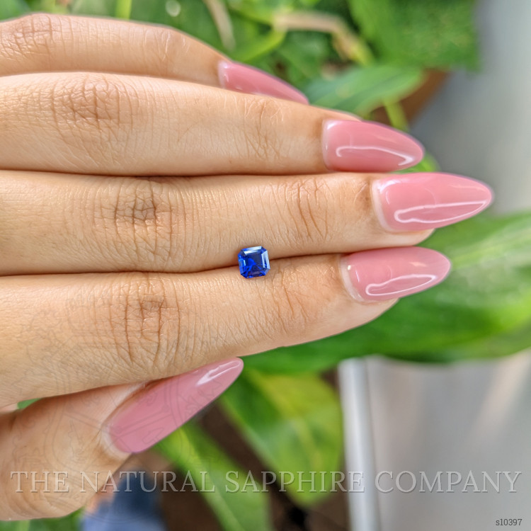 0.64 Ct. Blue Sapphire from Ceylon (Sri Lanka)