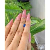 0.94 Ct. Blue Sapphire from Ceylon (Sri Lanka) Life Style