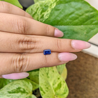 0.87 Ct. Blue Sapphire from Ceylon (Sri Lanka) Life Style