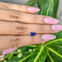 0.83 Ct. Blue Sapphire from Ceylon (Sri Lanka) Life Style