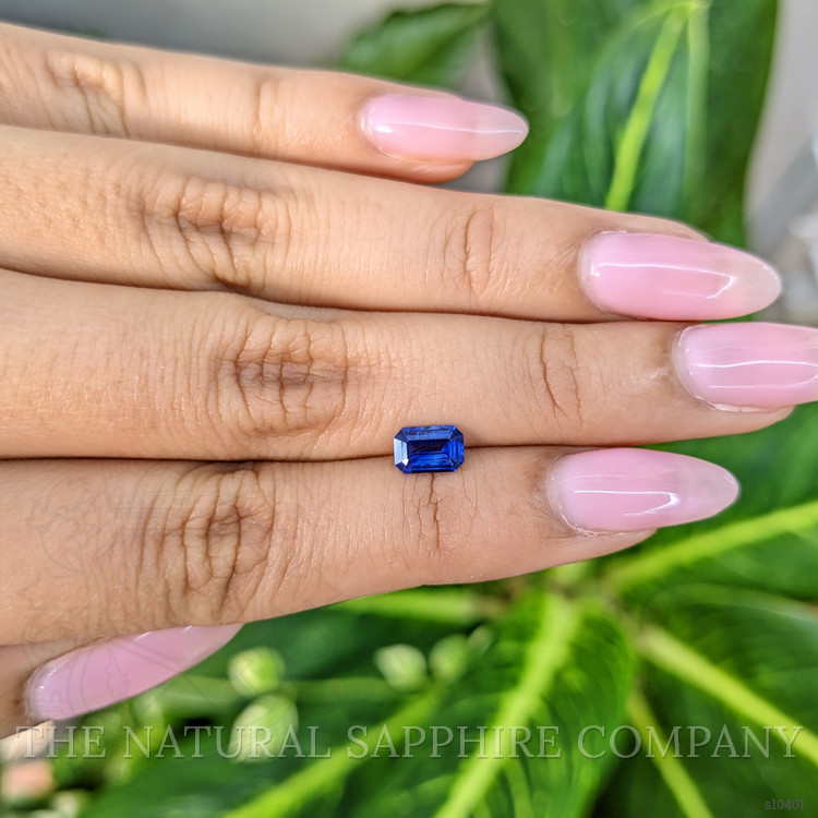 0.83 Ct. Blue Sapphire from Ceylon (Sri Lanka)