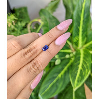 0.83 Ct. Blue Sapphire from Ceylon (Sri Lanka) Life Style