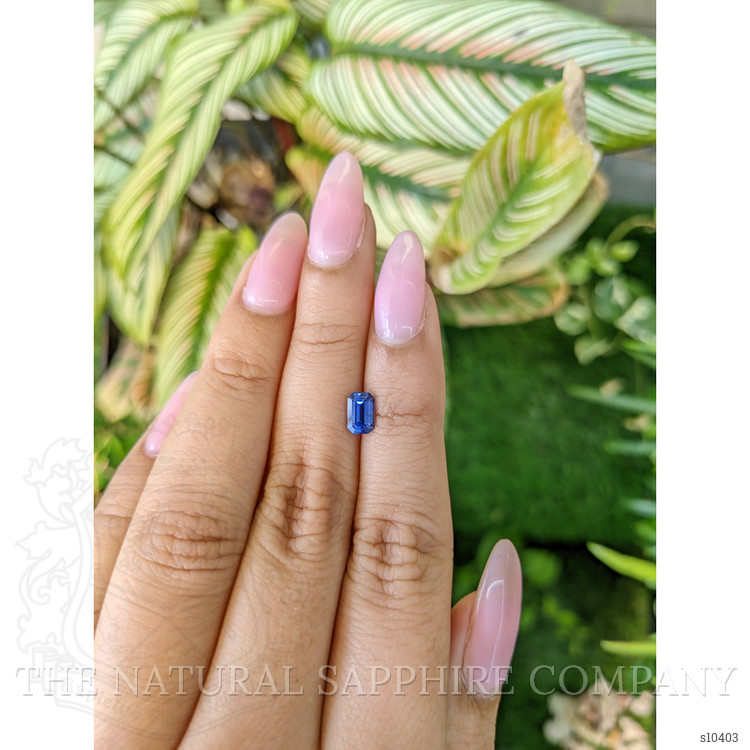 0.86 Ct. Blue Sapphire from Ceylon (Sri Lanka)