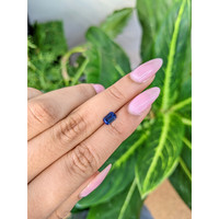 0.82 Ct. Blue Sapphire from Ceylon (Sri Lanka) Life Style
