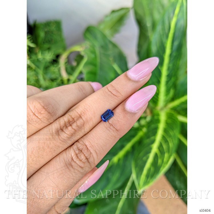 0.82 Ct. Blue Sapphire from Ceylon (Sri Lanka)