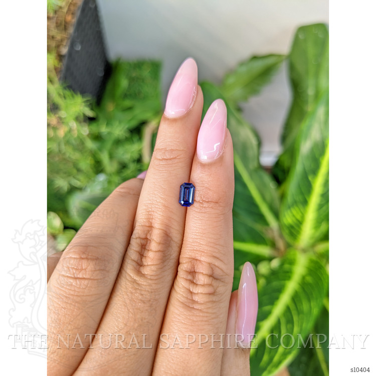 0.82 Ct. Blue Sapphire from Ceylon (Sri Lanka)