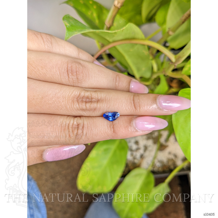 1.36 Ct. Blue Sapphire from Ceylon (Sri Lanka)