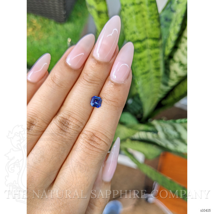 0.87 Ct. Blue Sapphire from Ceylon (Sri Lanka)